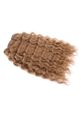  15inch Long Wavy Synthetic Hair Extensions on Sale 1pc Kanekalon Heat Resistant Fiber Hair Weaving FREEDOM PLUS A 120g