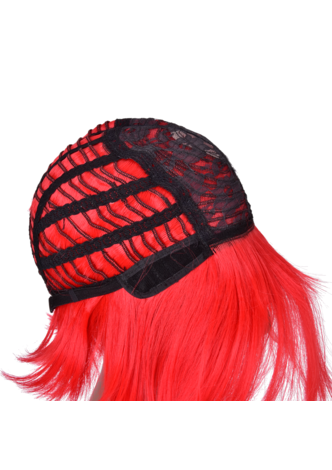  22inch High Temperature Fiber Long Wavy Synthetic Wig 1pc Black 1B# Cos Cosplay Party Wig 0047A