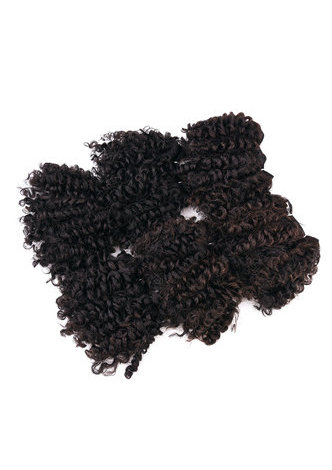  6pcs/lot Curly Synthetic Hair Extensions 100g Sew In Hair Weave Kanekalon Fiber DoubleWeft Hair Bundles
