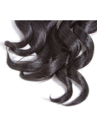  Long Wavy Synthetic Hair Extensions For Black Women 6pcs One Pack Kanekalon Fiber Weave 17.5-19 inch Weaving #1B Color