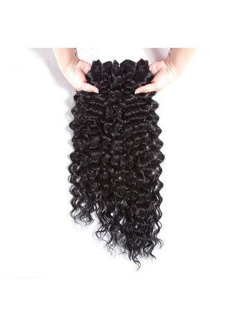  Victoria Curly Synthetic Hair Extensions 1pack 18inch Medium Long Length Kanekalon Fiber Weave Bundle 120g 1B#