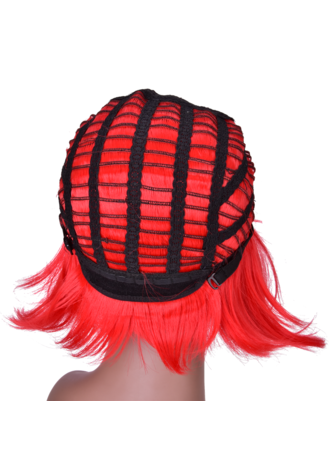 HairYouGo 6inch Short Straight Synthetic Women Wig for Sale 1pc Heat Resistant High Temperature Fiber Black Cosplay Wig 4041
