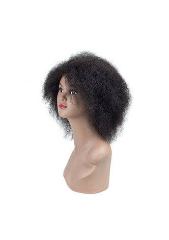  Coco Synthetic Wig 6inch Kinky Straight 1B Kanekalon Fiber Wigs For Black Women 81g