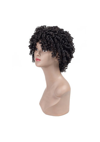  Curly Synthetic Wigs 9inch Fs2-30# Heat Resistant Fiber Wigs Peruca 1Pc/Pack Short Length Wigs