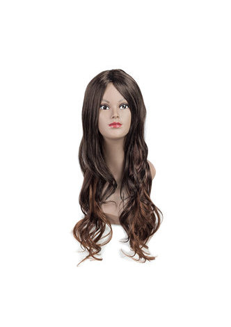 Japanese Kanekalon Synthetic Long Wavy Wigs for Black Women 1Pcs/Lot Stripes Color 4/33/30