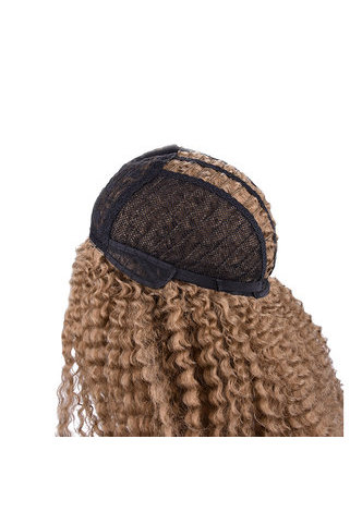  Kanekalon Fiber Synthetic Curly Wigs 30# Japanese Heat Resistant Wigs For Black Women 15inch