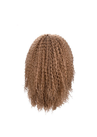  Kanekalon Fiber Synthetic Curly Wigs 30# Japanese Heat Resistant Wigs For Black Women 15inch