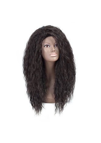  Medium Long Wigs Synthetic Hair 204g Curly Wigs For Black Women Kanekalon High Temperature Fiber
