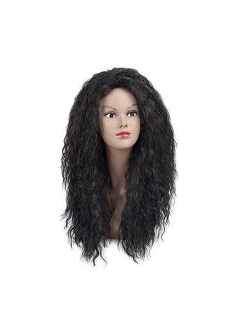  Medium Long Wigs Synthetic Hair 204g Curly Wigs For Black Women Kanekalon High Temperature Fiber