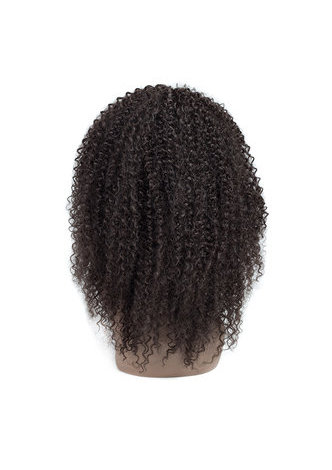 HairYouGo Belly Synthetic Wigs 14inch Medium Curly Kanekalon Wigs Glueless Heat Resistant Fiber For Black Women Peruca #4