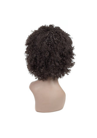 HairYouGo Curly Synthetic Wig 4# 5Inch Kanekalon Short Wigs For Black Women 1PC