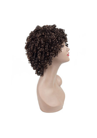 HairYouGo Curly Synthetic Wigs 9inch 2#,1b#,Fs2-30#,Fs4-30 Heat Resistant Peruca Short Wigs 1pc