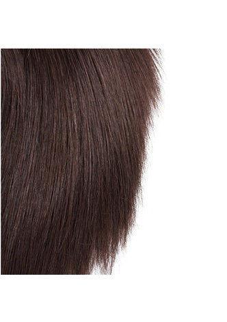  Pre-Colored Straight Wave Bundles With Closure Non-Remy #2 Human Hair In Extension Free Shipping